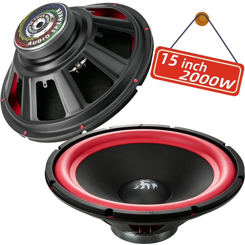 Audio Home Cinema - 1pcs 15 Inch Car Subwoofer 2000W