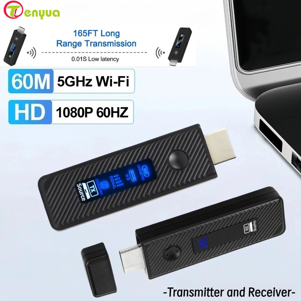 1080p 60m Wireless Video Trans - Home Cinema Tv Screen 评论和价格