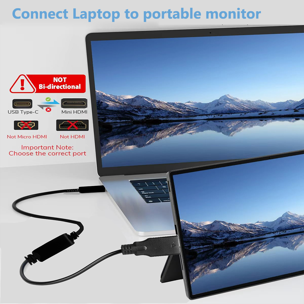 USB C to Mini HDMI Cable 4K 30 - Home Cinema Projector 4K 评论和价格