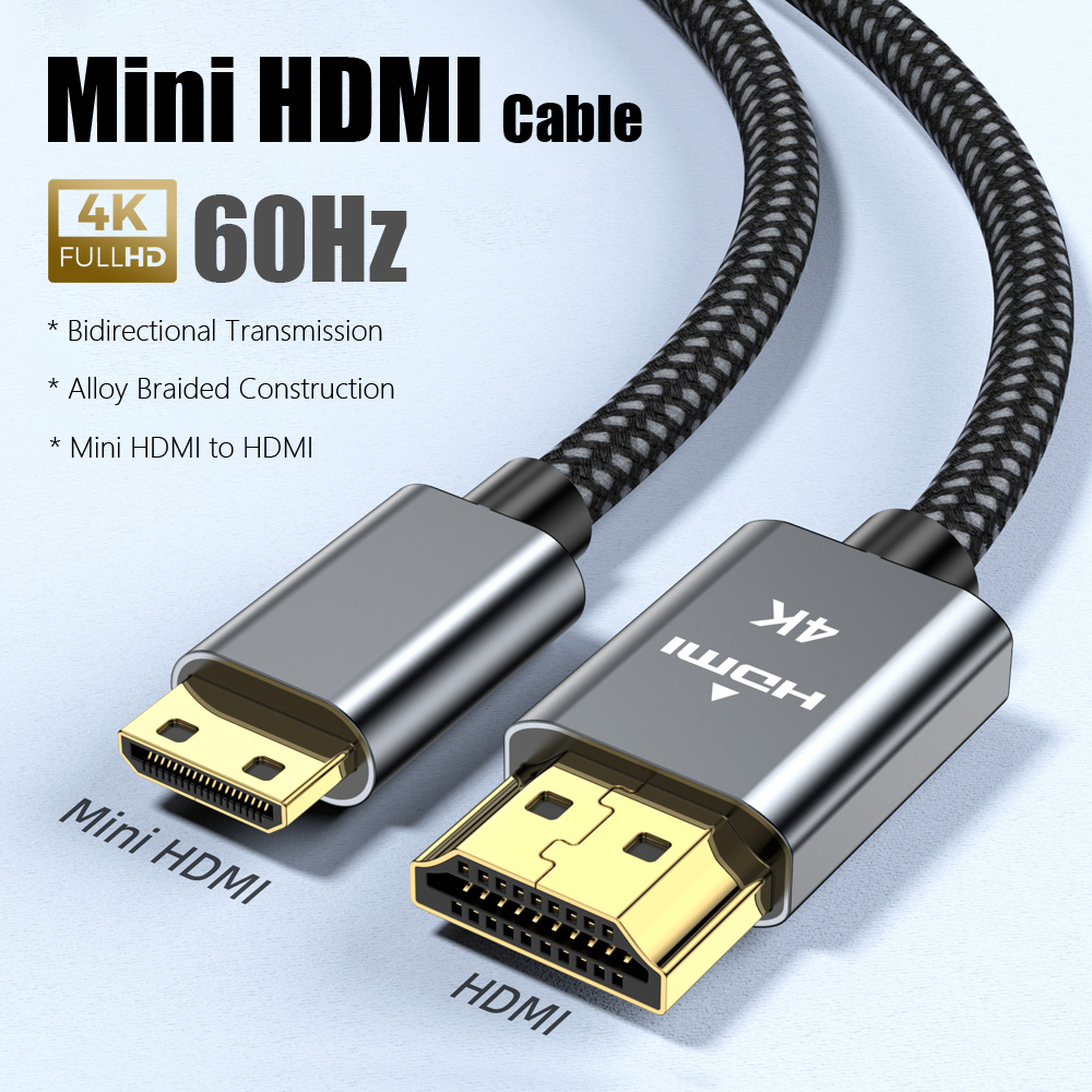 4K@60Hz Mini HDMI to HDMI Cabl - Home Cinema Projector 4K 评论和价格