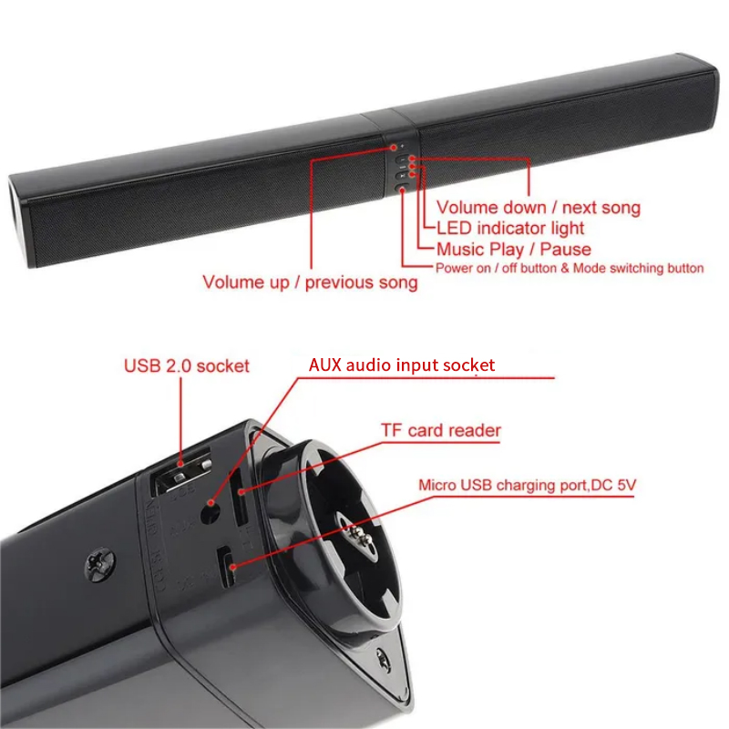 Powerful Soundbar Sound Radio  - Home Cinema Bose 评论和价格