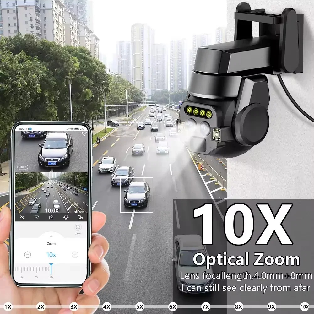 4K WiFi Surveillance Camera Ou - Home Cinema Outdoor 评论和价格