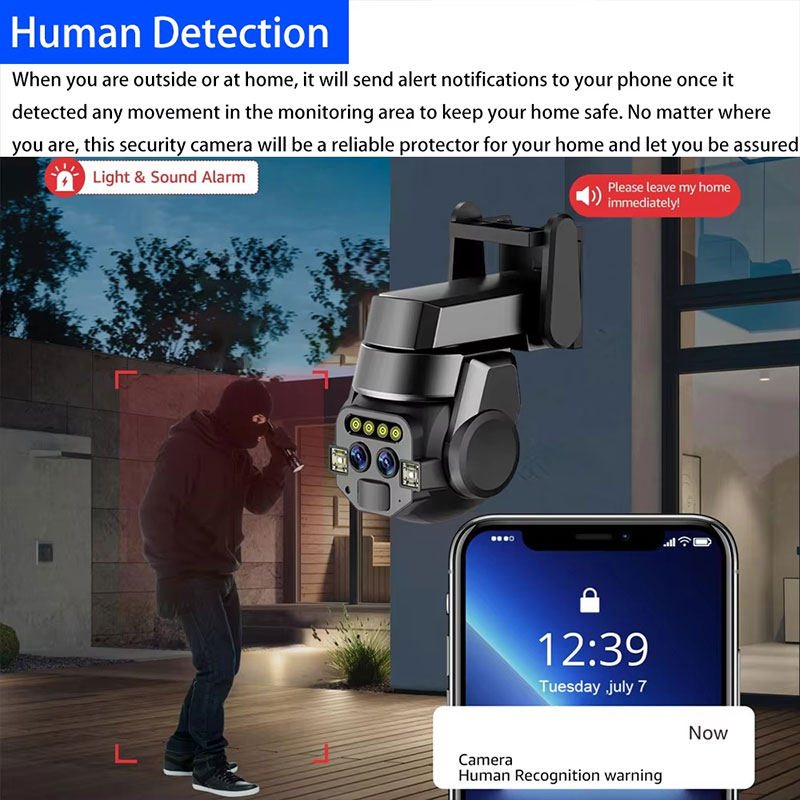 4K WiFi Surveillance Camera Ou - Home Cinema Outdoor 评论和价格