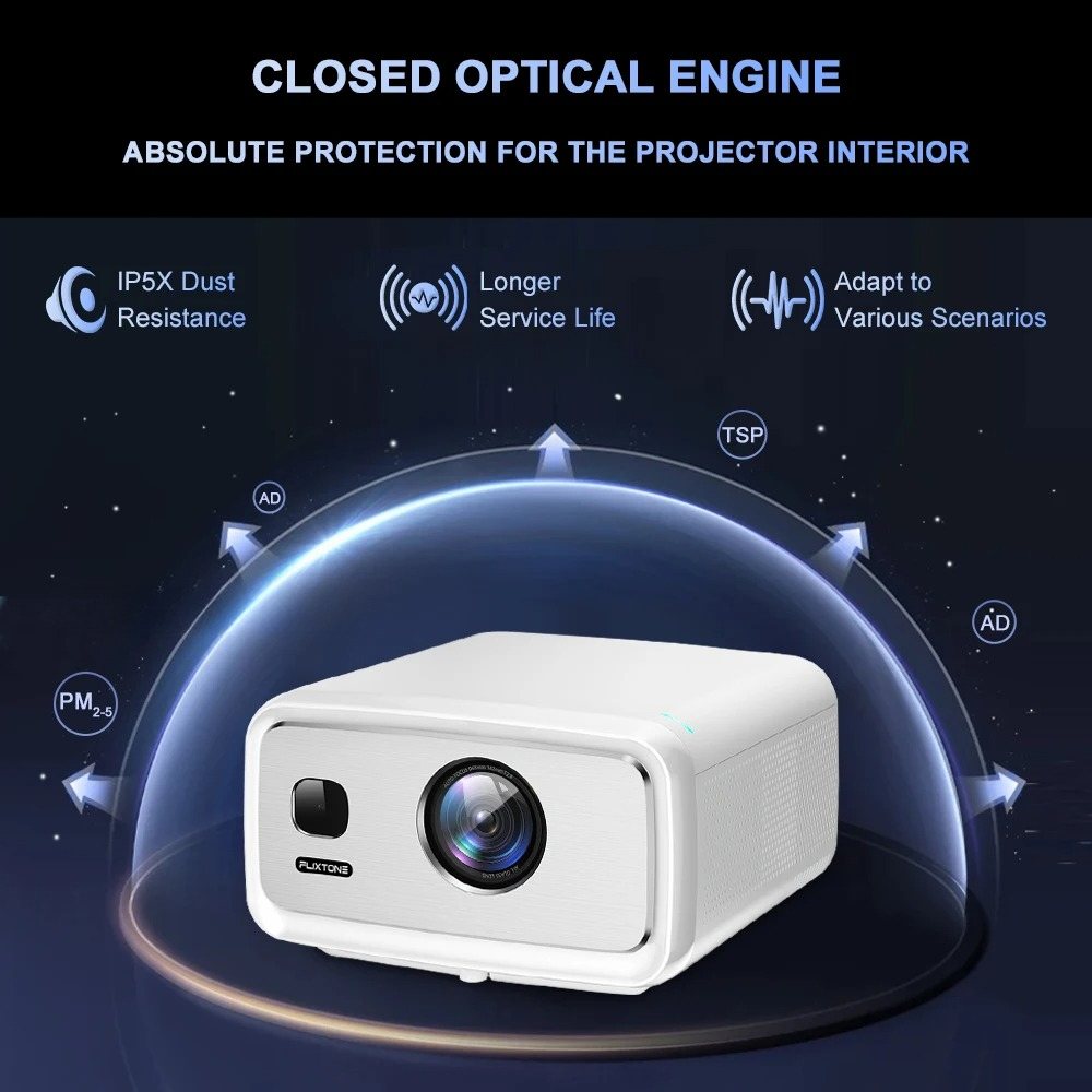 FlixTone D10S 4000 ANSI Full H - Home Cinema Outdoor 评论和价格