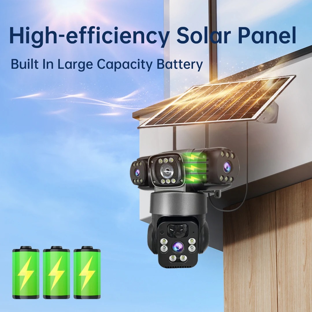 15MP V380 Pro Solar Camera Out - Home Cinema Outdoor 评论和价格