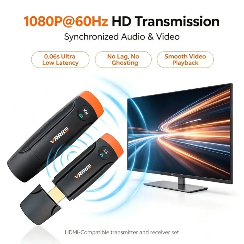 Wireless HDMI-Compatible Home  - Home Cinema Tv Screen 评论和价格