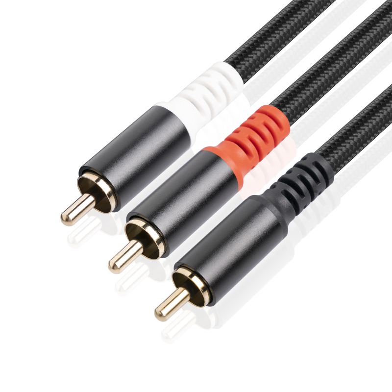 1/2/3M 1 RCA Male To 2 RCA Mal - Audio Home Cinema 评论和价格