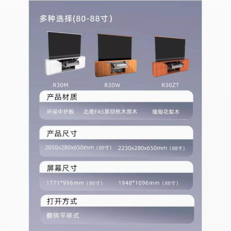 Shunhe, Disheng Screen R30 Inv - Home Cinema Tv Screen 评论和价格