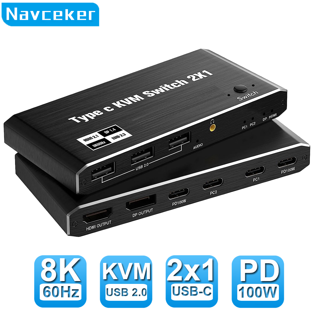 Navceker 2x1 8K Thunderbolt 4  - Home Cinema Projector 4K 评论和价格